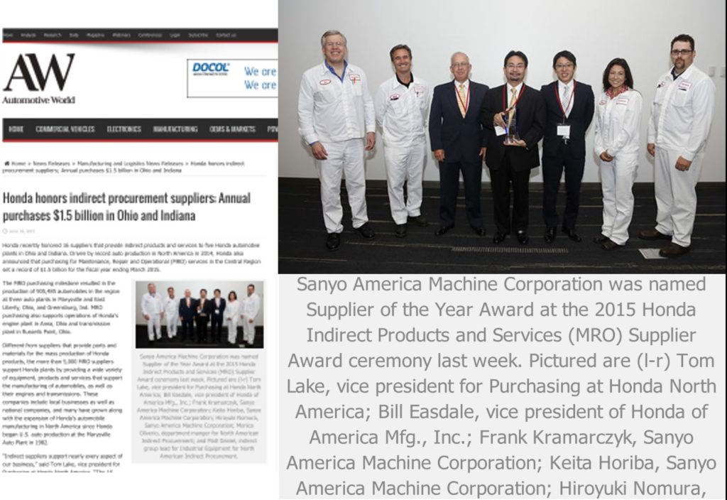 Jun 18, 2015 Supplier of the year awarded