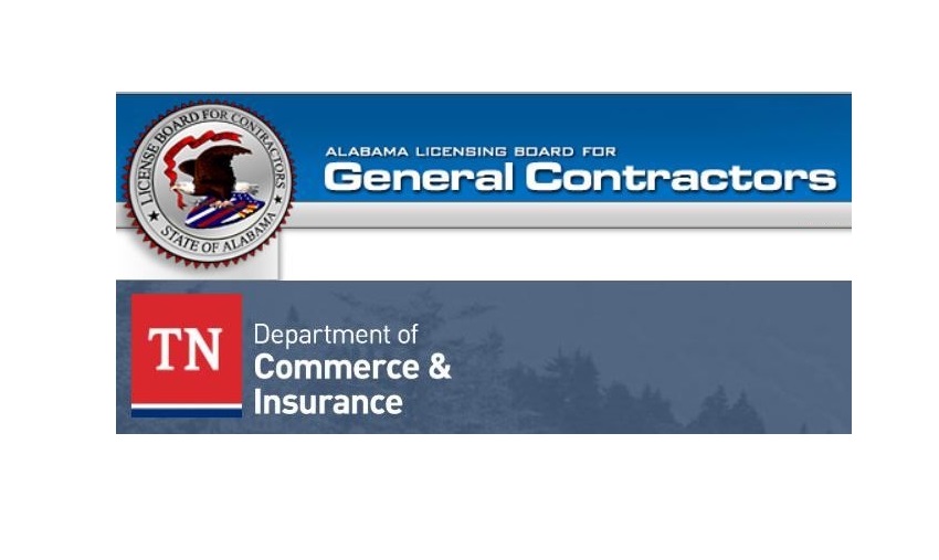 Oct 8, 2020 Updated 2020 AL & TN Contractors License